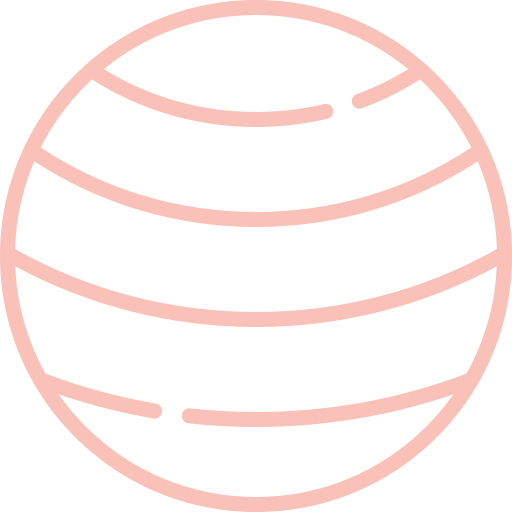 decorative rolling pink ball